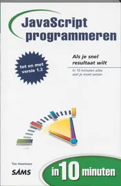 Omslag van JavaScript programmeren in 10 minuten