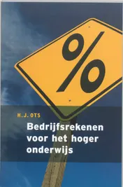 Omslag van Bedrijfsrekenen voor het hoger onderwijs