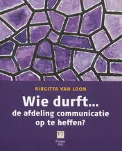 Omslag van Wie durft.......
