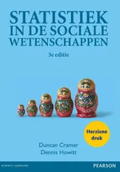 Omslag van Statistiek in de sociale wetenschappen