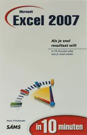 Omslag van Excel 2007 in 10 minuten