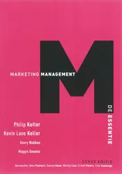 Omslag van Marketingmanagement, de essentie