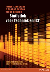Omslag van Statistiek voor Techniek en ICT