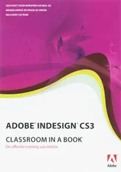 Omslag van Adobe Indesign CS3 Classroom in a Book