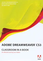 Omslag van Adobe Dreamweaver CS3 Classroom in a Book