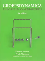 Omslag van Groepsdynamica, theorie en vaardigheden