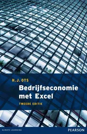 Omslag van Bedrijfseconomie met Excel
