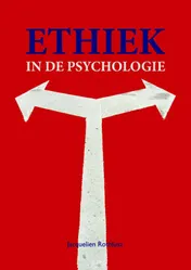 Omslag van Ethiek in de psychologie