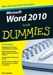 Omslag van Word 2010 voor Dummies