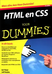 Omslag van HTML en CSS voor Dummies