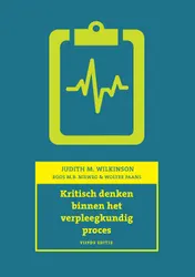 Omslag van Kritisch denken binnen het veprleegkundig proces