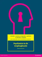 Omslag van Psychiatrie in de verpleegkunde