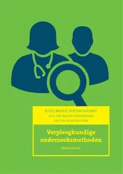 Omslag van Verpleegkundige onderzoeksmethoden