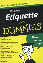 Omslag van De kleine etiquette voor dummies
