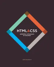 Omslag van HTML en CSS - websites ontwerpen en bouwen