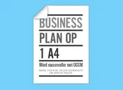 Omslag van Businessplan op 1 A4