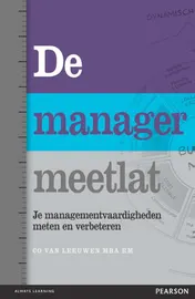 Omslag van De managermeetlat