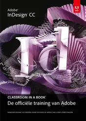 Omslag van Adobe indesign classroom in a book