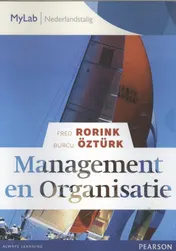 Omslag van Management en Organisatie, toegangscode MyLab NL