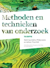 Omslag van Methoden en technieken van onderzoek, 7e editie met MyLab NL toegangscode