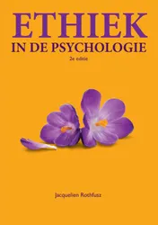 Omslag van Ethiek in de psychologie