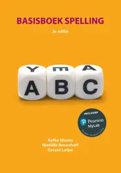 Omslag van Basisboek spelling met MyLab NL toegangscode