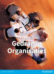 Omslag van Gedrag in organisaies, cutom-editie InHolland
