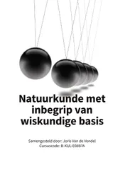 Omslag van Natuurkunde met inbegrip van wiskundige basis