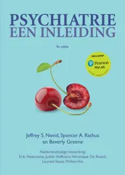 Omslag van Psychiatrie, een inleiding, met MyLab NL toegangscode