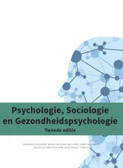 Omslag van Psychologie, sociologie en gezondheidspsychologie