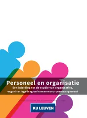 Omslag van Personeel en organisatie