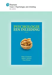Omslag van Tutor Psychologie, een inleiding