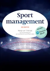 Omslag van Sportmanagement, 4e editie met MyLab NL toegangscode