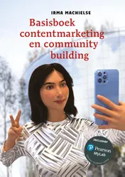 Omslag van Basisboek contentmarketing en community building met MyLab NL toegangscode