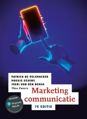 Omslag van Marketingcommunicatie