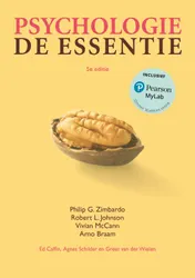 Omslag van Psychologie, de essentie, 5e editie met MyLab NL