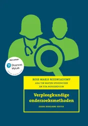Omslag van Verpleegkundige onderzoeksmethoden