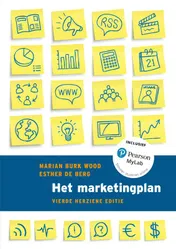 Omslag van Het marketingplan, 4e herziene editie met MyLab NL