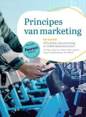 Omslag van Principes van marketing, 9e editie met MyLab NL toegangscode