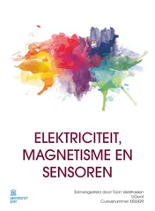 Omslag van Elektriciteit, magnetisme en sensoren, custom editie