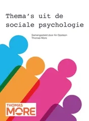 Omslag van Thema's uit de sociale psychologie