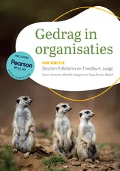 Omslag van Gedrag in organisaties