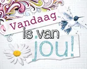Omslag van Vandaag is van jou!