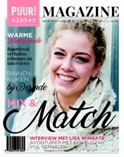 Omslag van PUUR! Winter 2016, incl. bookazine