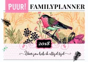 Omslag van PUUR! Familyplanner 2018