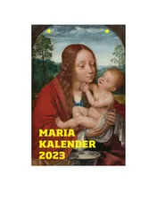 Omslag van Mariakalender 2023