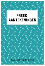 Omslag van Preekaantekeningen