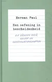 Omslag van Een oefening in bescheidenheid