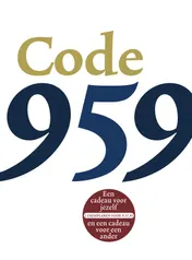 Omslag van Code 959 incl. 1 gratis boek