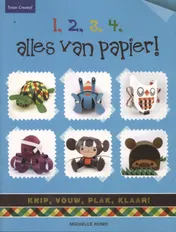 Omslag van 1,2,3,4, alles van papier